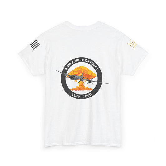 Soar Through History – B-29 Superfortress Unisex Heavy Cotton Tee