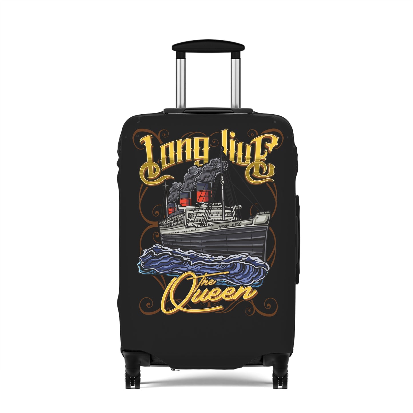 Long Live the Queen Luggage Cover (Black)