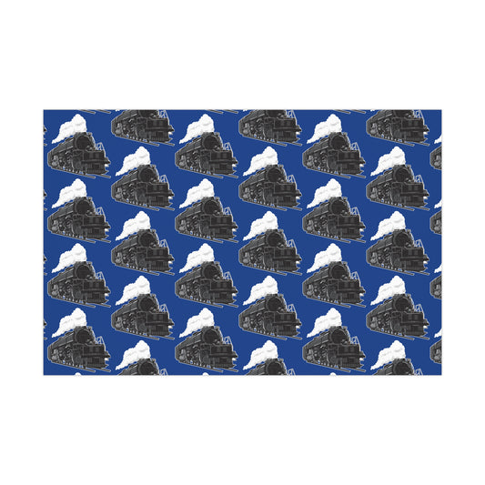 Vintage Train Big Boy Gift Wrap Paper - Perfect for Holidays & Celebrations