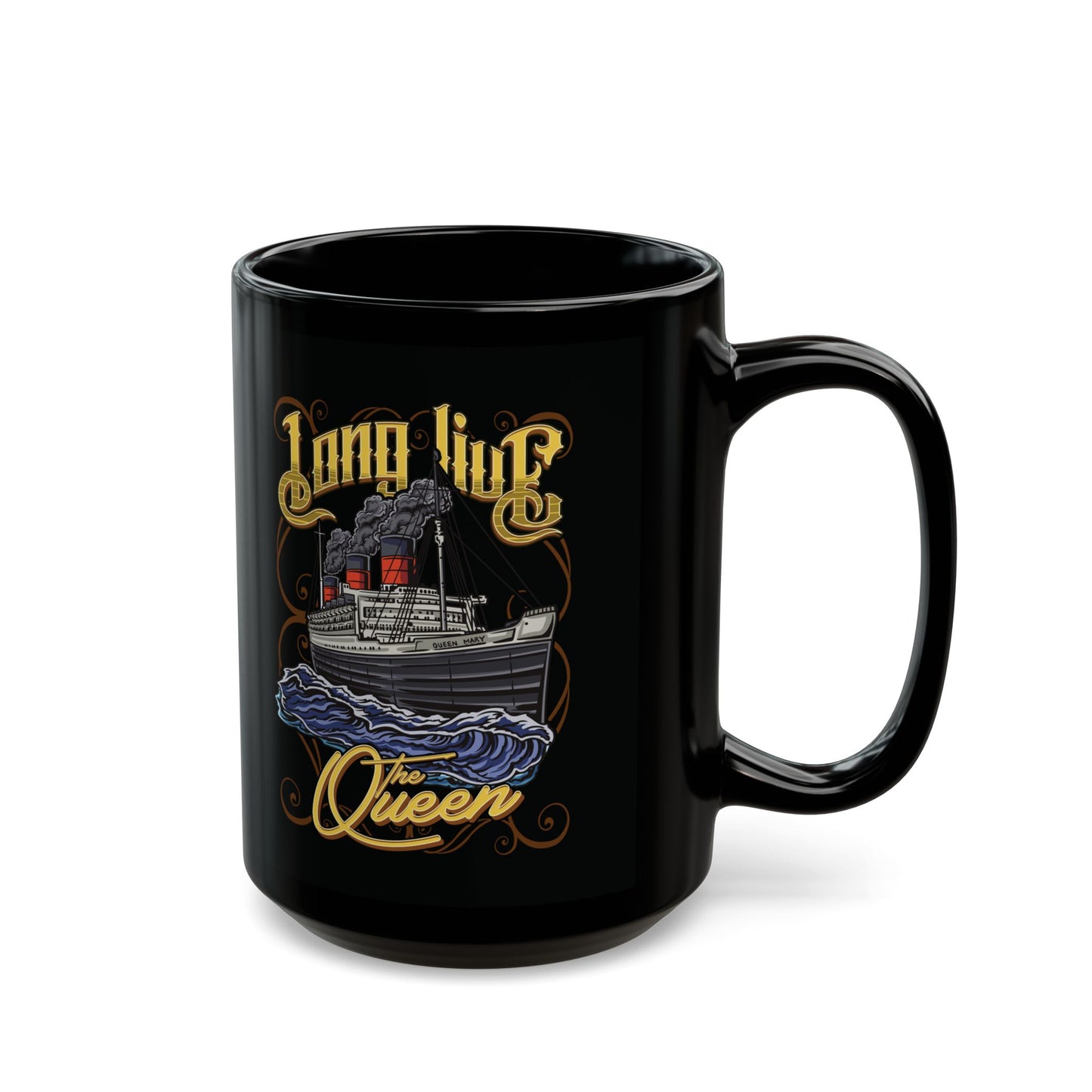 Long Live the Queen Black Mug (15oz)