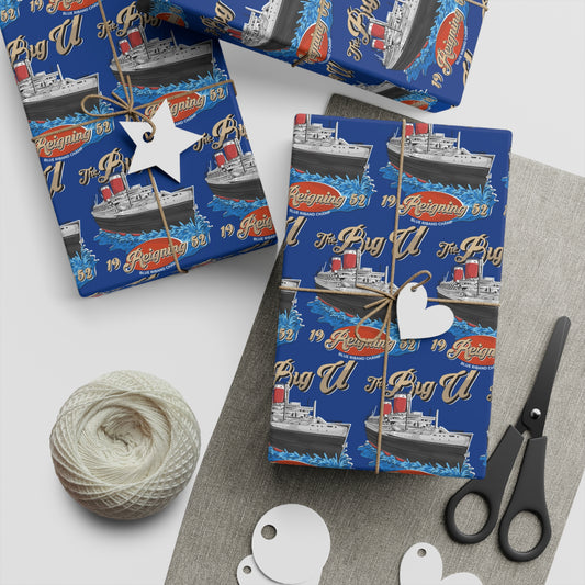 Big U  Gift Wrapping Paper Sheets, 1pc