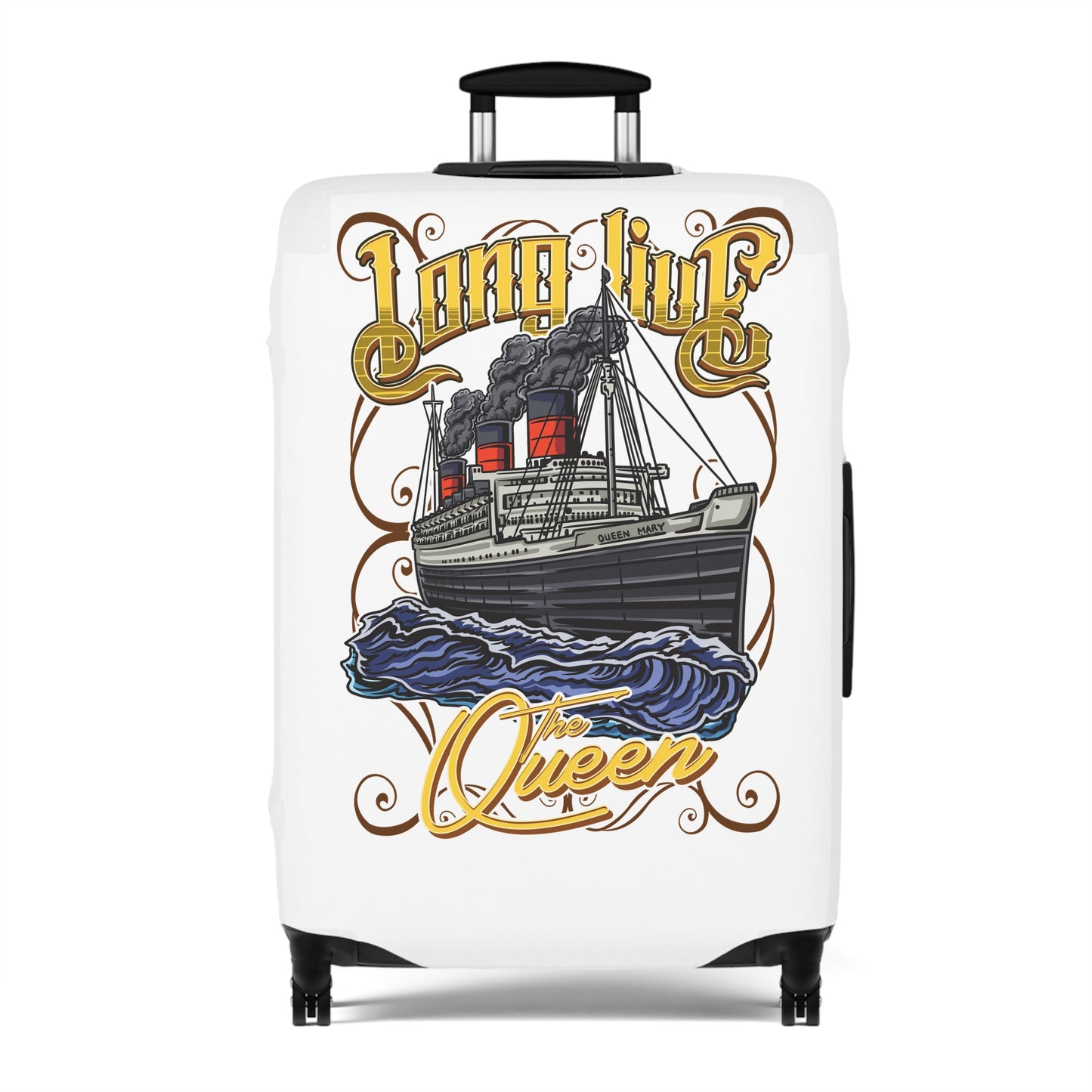 Long Live the Queen Luggage Cover (Black)