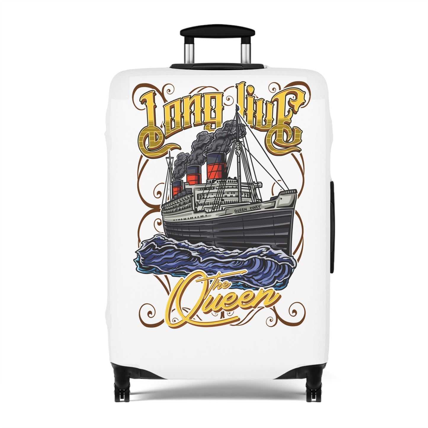 Long Live the Queen Luggage Cover (Red)