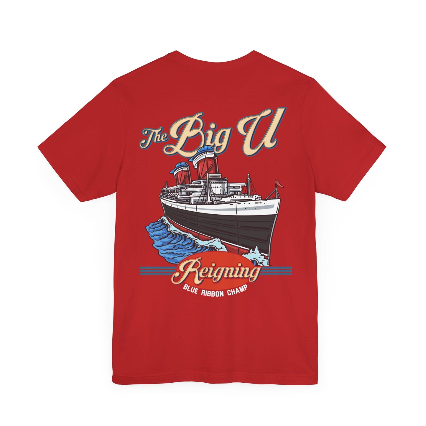 SS United States The Big U America's Flagship Tribute tee