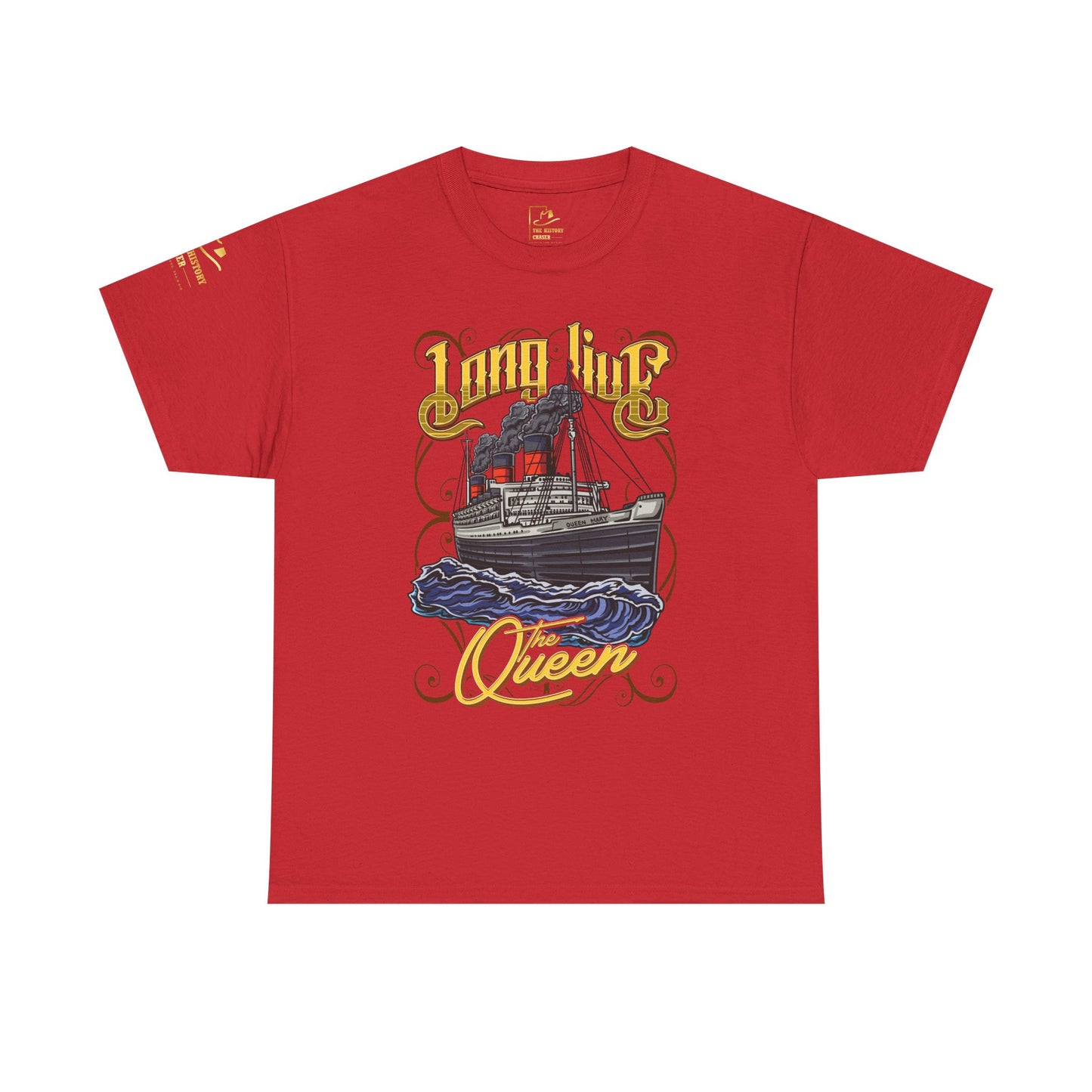 Sail in Style – RMS Queen Mary Heavy Cotton Tee