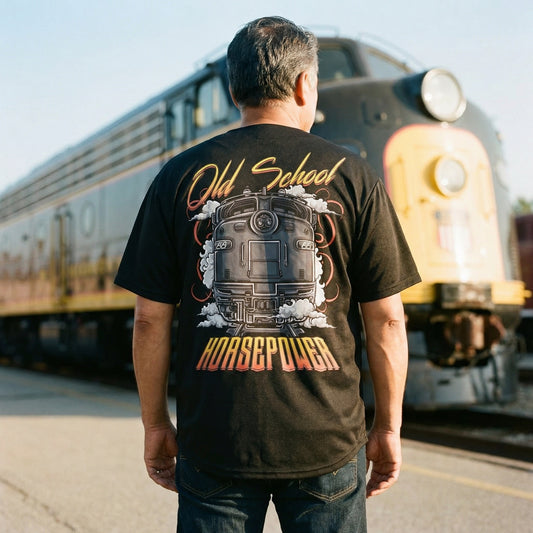 E8 locomotive tribute Men's Baseball Jersey