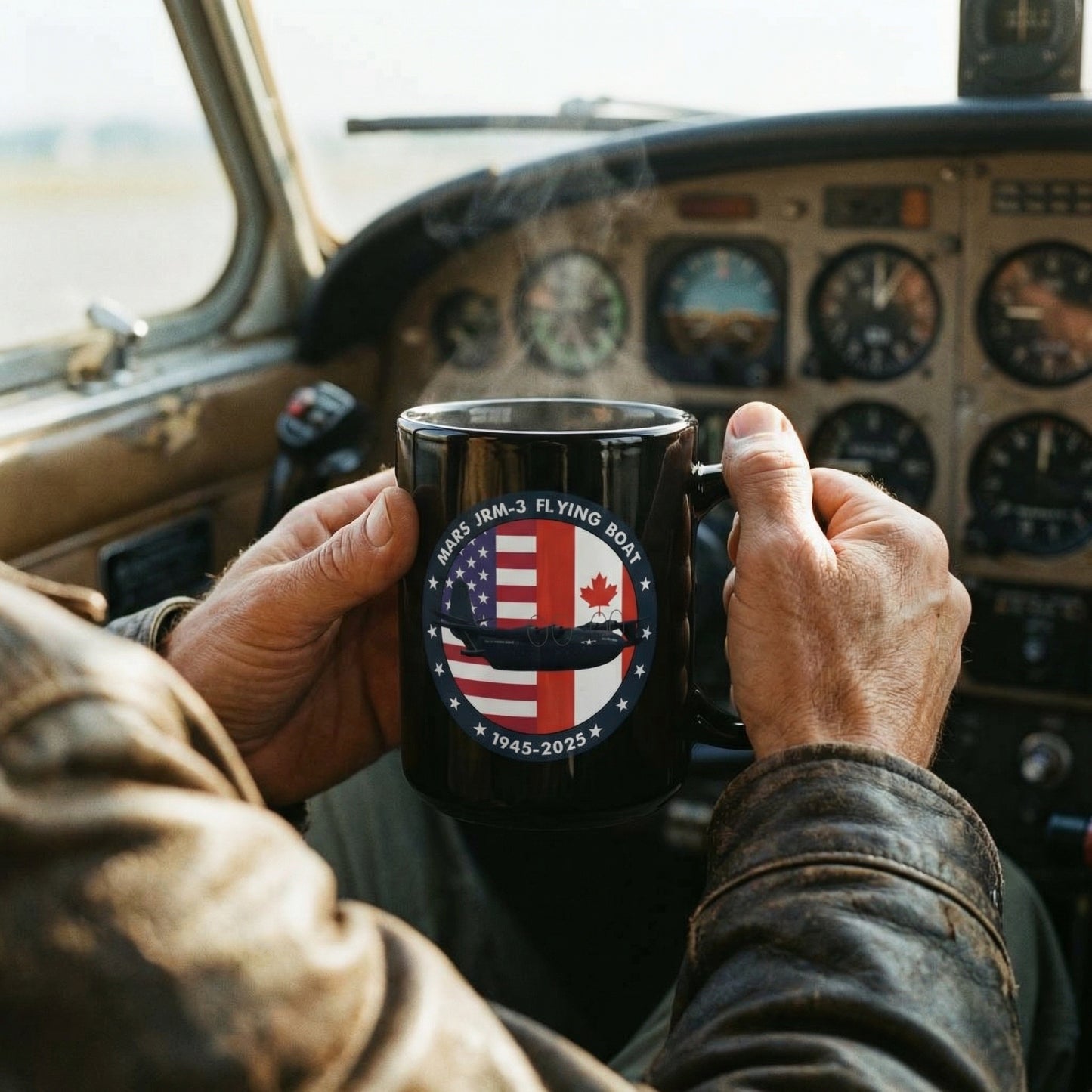 Fuel Your Day with History – The Mighty Martin Mars Aviation Mug (15oz)