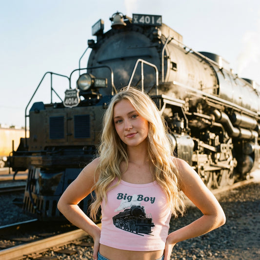 Big Boy Locomotive Women’s Tank Top – Rail-Inspired Style for Summer Comfort