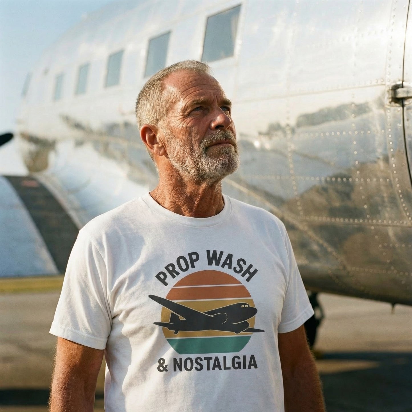 Prop Wash and Nostalgia  Airplane T-Shirt